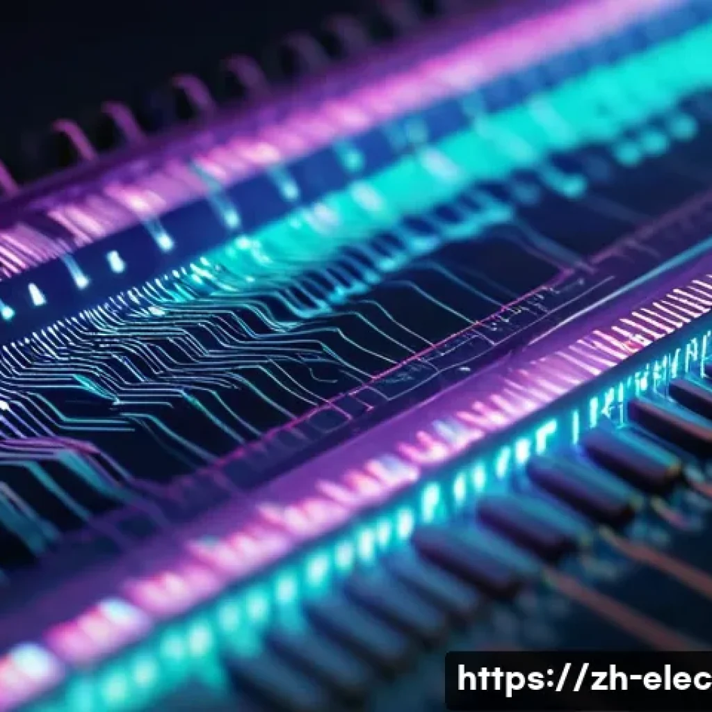 디지털 신호 변환 - **Prompt:** A visually captivating scene illustrating the concept of Analog-to-Digital Conversion (A...