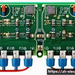디지털 회로의 전력 분석 - A highly detailed digital circuit schematic illustrating dynamic power consumption: focus on transis...